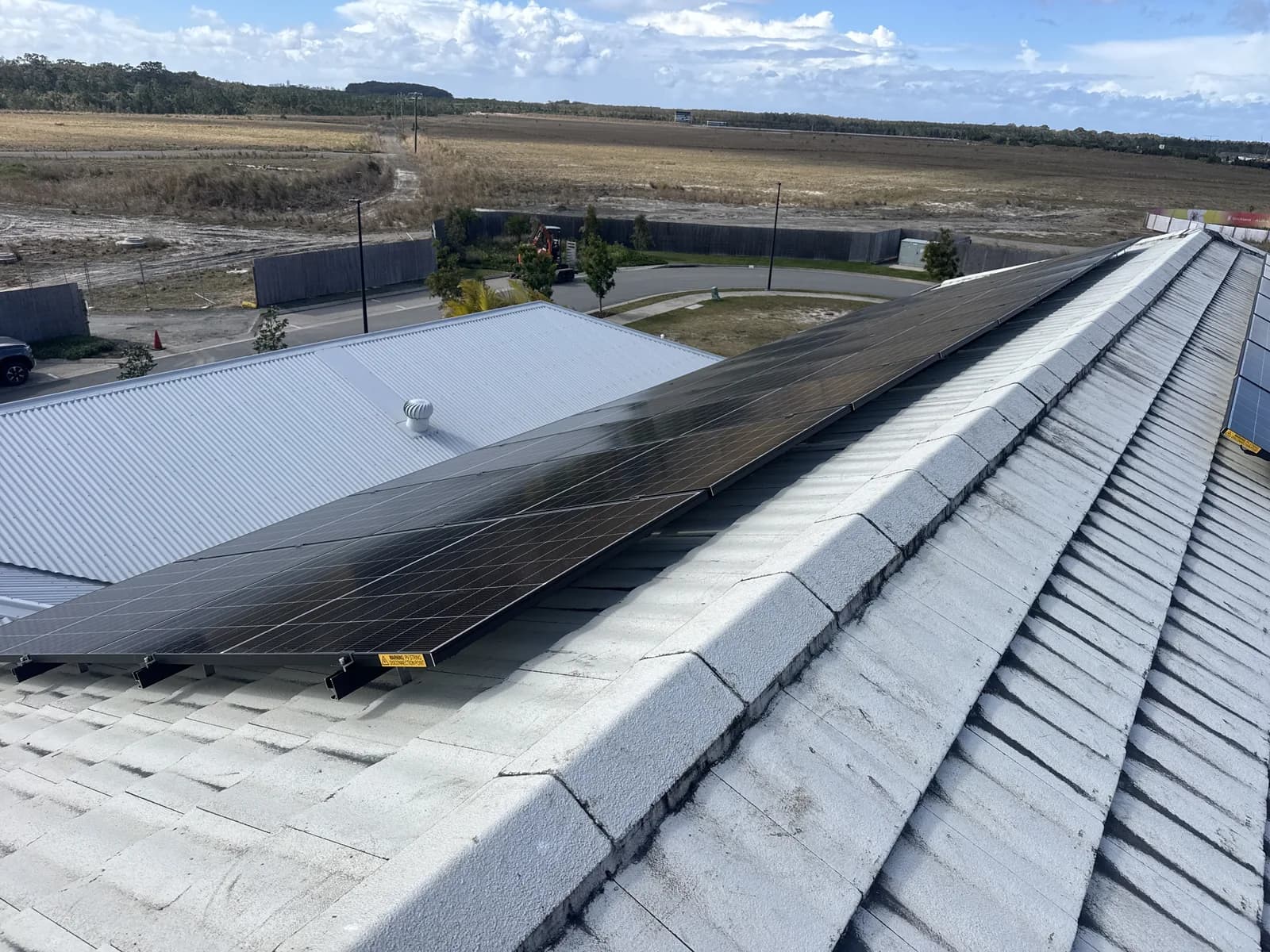 Residential rooftop solar array installed by Nuvolt Electrical in Queensland for a happy client