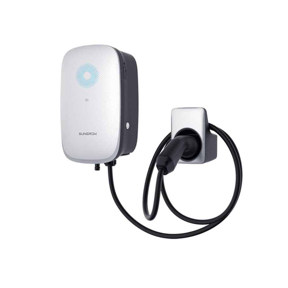 Sungrow AC22E EV charger supplied and installed by Nuvolt