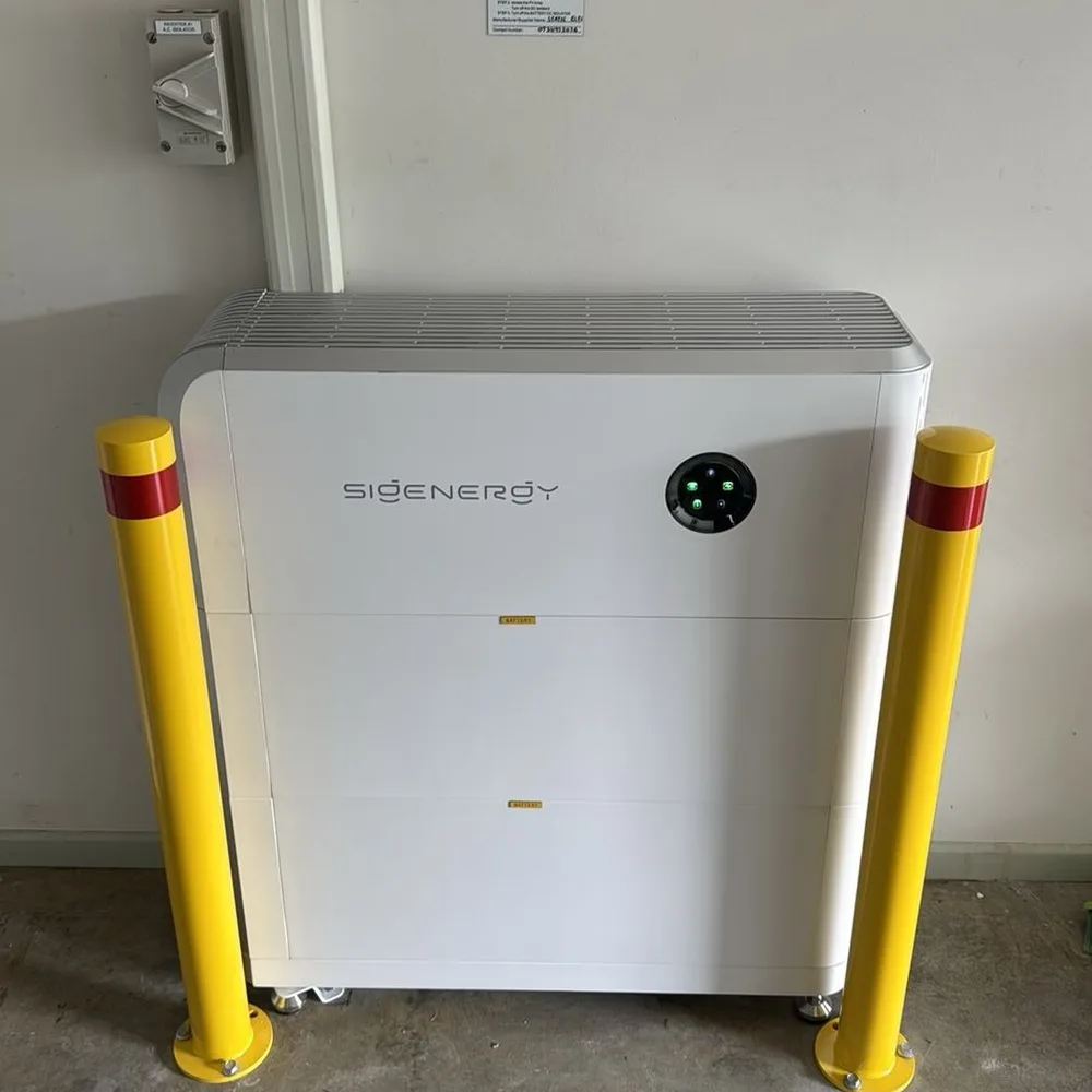 Compliant battery and switchboard install with safety signage